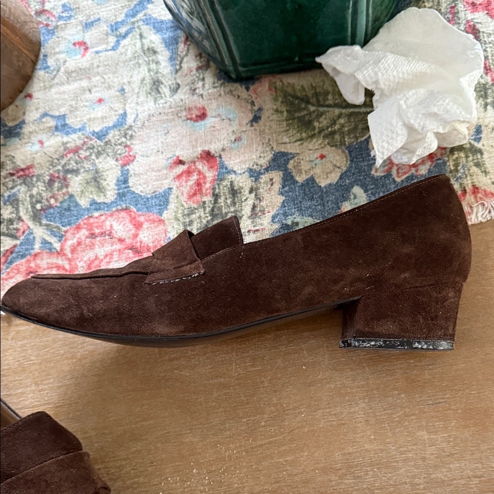 Brown Suede Loafers - Picture 4 of 8